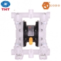 Bơm màng khí nén GODO QBY3-15 (Thân Nhựa PVDF)