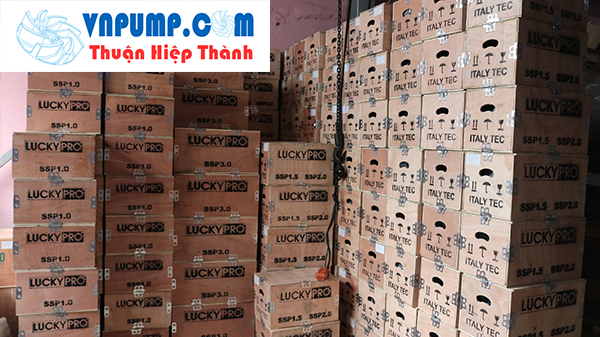 BẢNG GIÁ MÁY BƠM LUCKY PRO 2HP -1.5KW 1 PHA VÀ 3 PHA