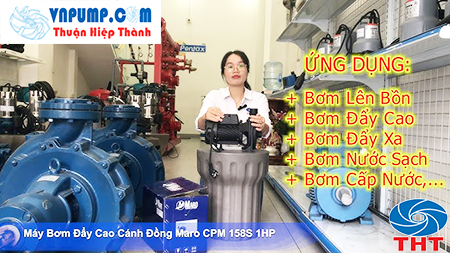 Máy Bơm Hút Sâu Đẩy Cao Maro Cánh Đồng