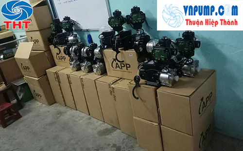 Máy Bơm Trục Ngang Đa Tầng Cánh APP